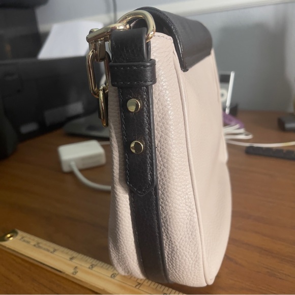 Kate Spade Pebble Leather  Color Block Flap Shoulder Cross Body - Picture 3 of 5
